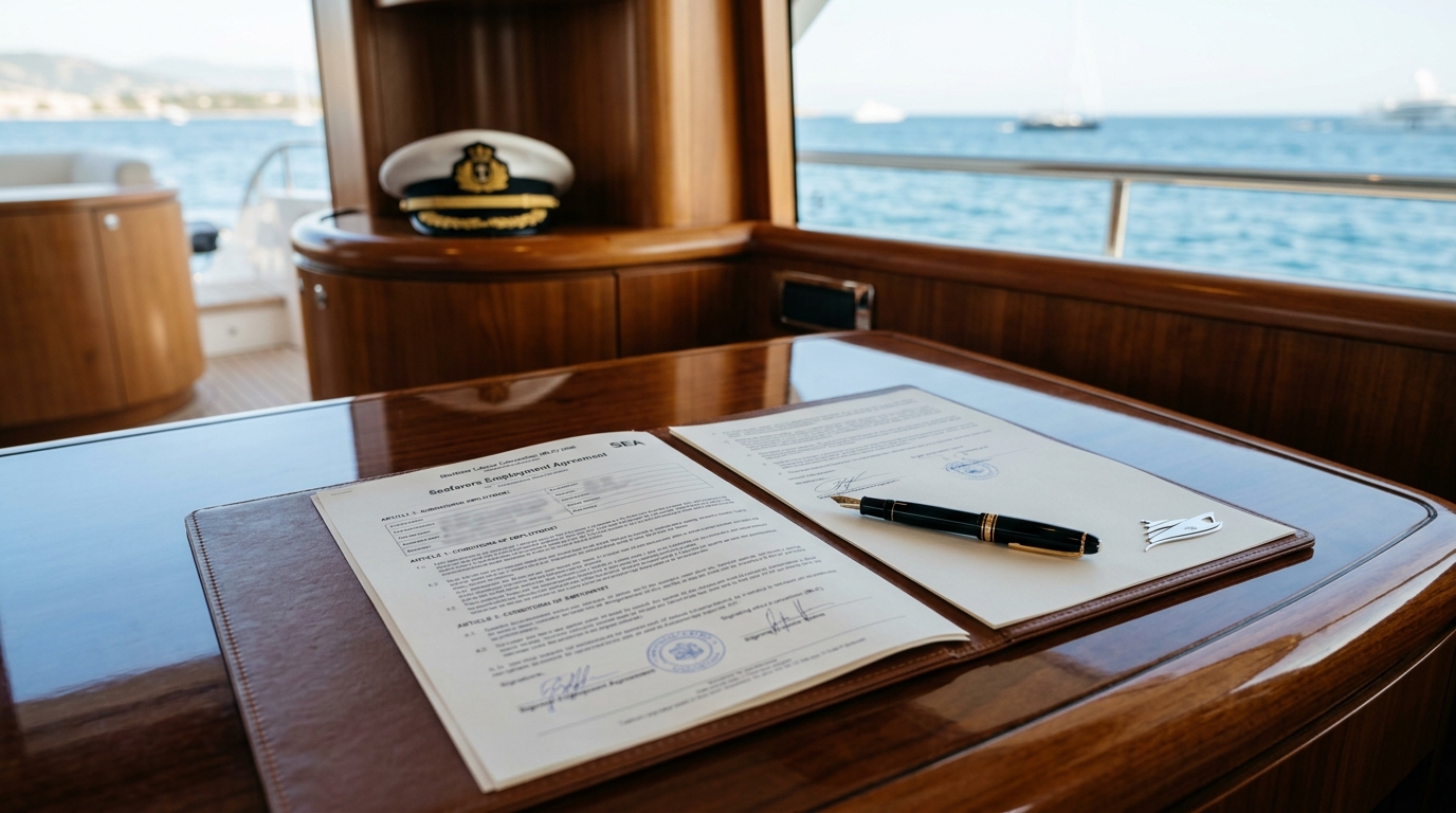 Seafarers Employment Agreement for Yacht Crew: MLC Compliance & Key Clauses